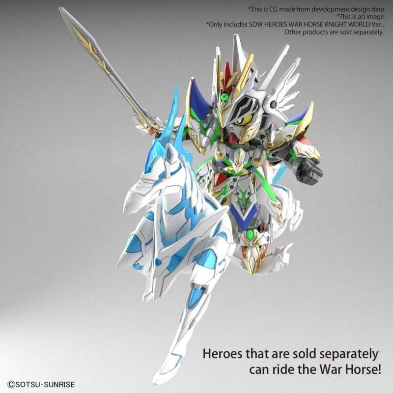 GUNDAM - SDW Heroes War Horse Knight World Ver. - Model Kit
