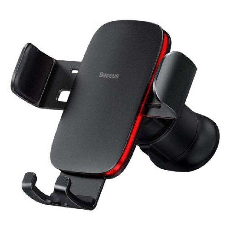 Baseus Car Mount Metal Age II Gravity on the vertical and horizontal ventilation grill Black (SUJS000001)
