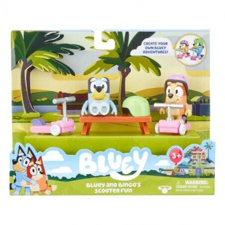 STOCK1 - Bluey - Bluey Scooter time playset - (90164)