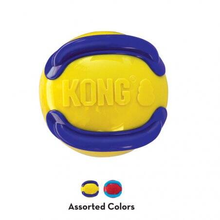 KONG - Jaxx Brights Ball Assorted Medium - (KONGPJB21E)