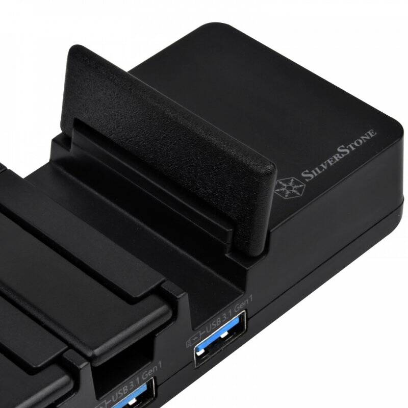 SilverStone SST-UC03B-PRO - USB Lade Station, 7 Port - 36 Watt