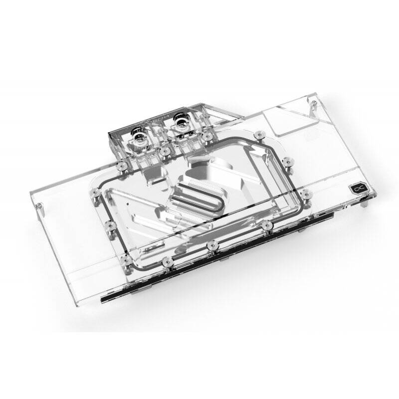Alphacool Eisblock Aurora Acryl GPX-A RX 6750 XT Reference mit Backplate