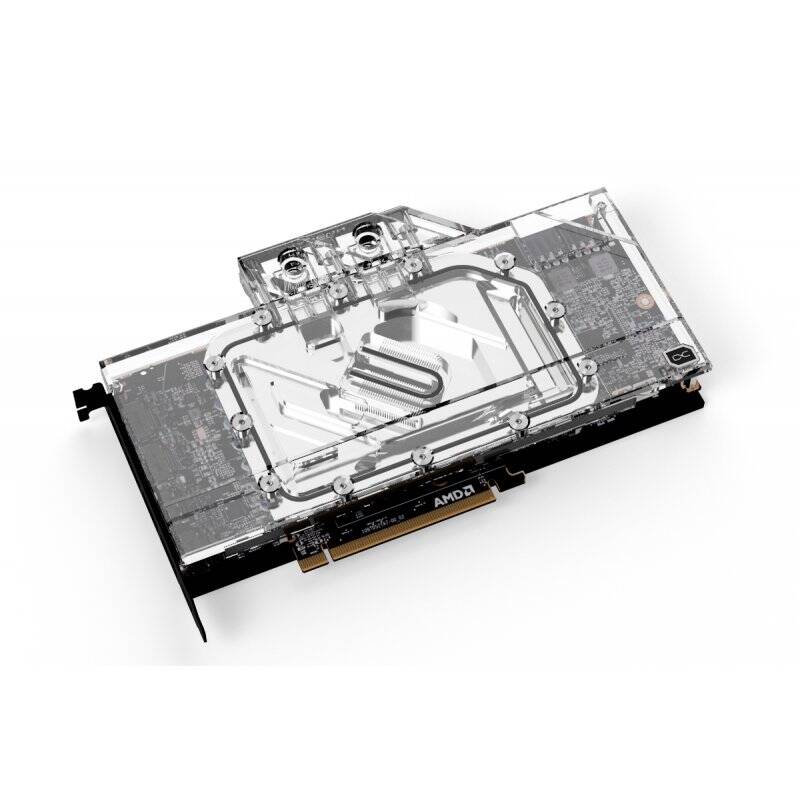 Alphacool Eisblock Aurora Acryl GPX-A RX 6750 XT Reference mit Backplate