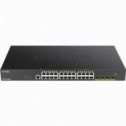 D-LINK 28-Port Smart PoE+ Switch 4x 10G