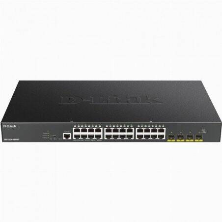 D-LINK 28-Port Smart PoE+ Switch 4x 10G