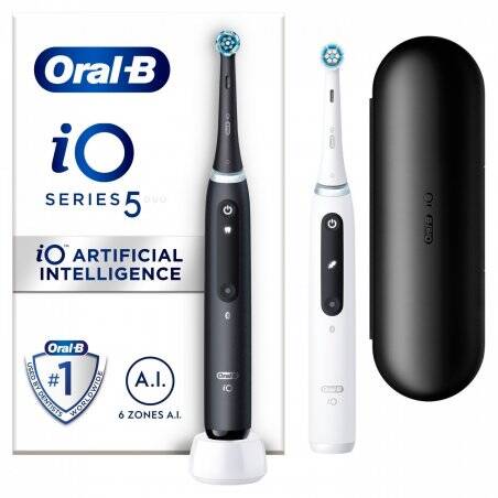 Oral-B iO5 Duo Black UCB/ White SC (414834)
