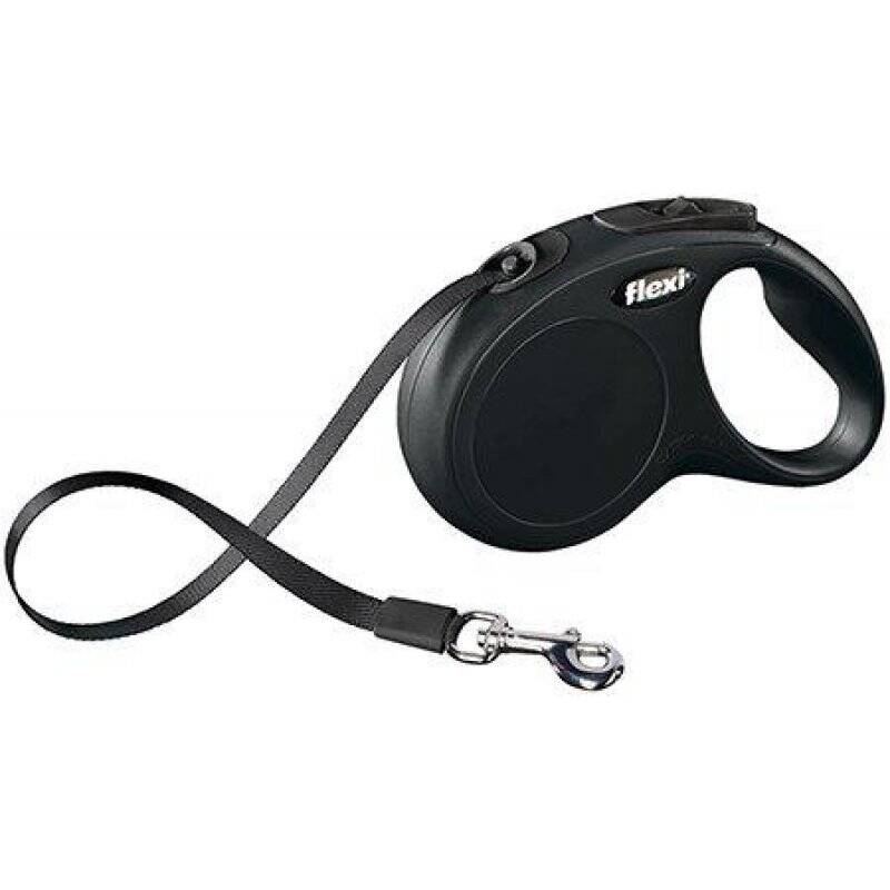 Flexi - New Classic M 5M Tape Black Max 25Kg - (600.7774)