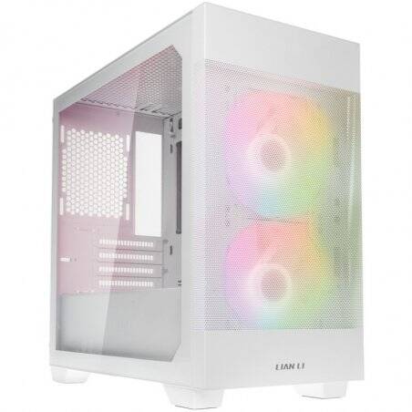 Lian Li LANCOOL 205M Mesh Micro-ATX-Gehäuse, Tempered Glass - weiß