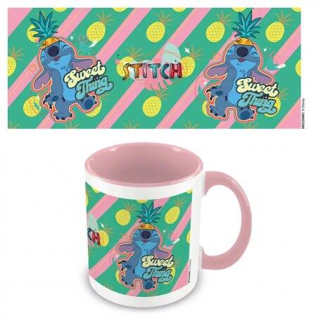 LILO ET STITCH - Tu es ma préférée - Mug intérieur coloré 315ml