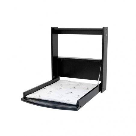 Babytrold - Changing table for wall incl. mattress Black