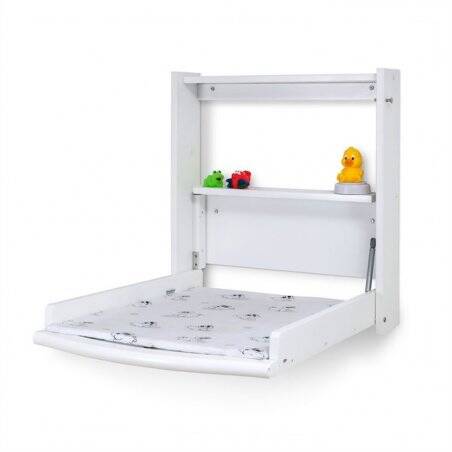 STOCK1 - Babytrold - Changing table for wall incl. mattress White