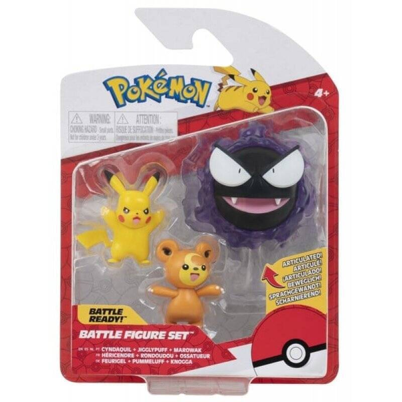 Pokemon - Battle Figure 3-Pack - Teddiursa (PKW2347)