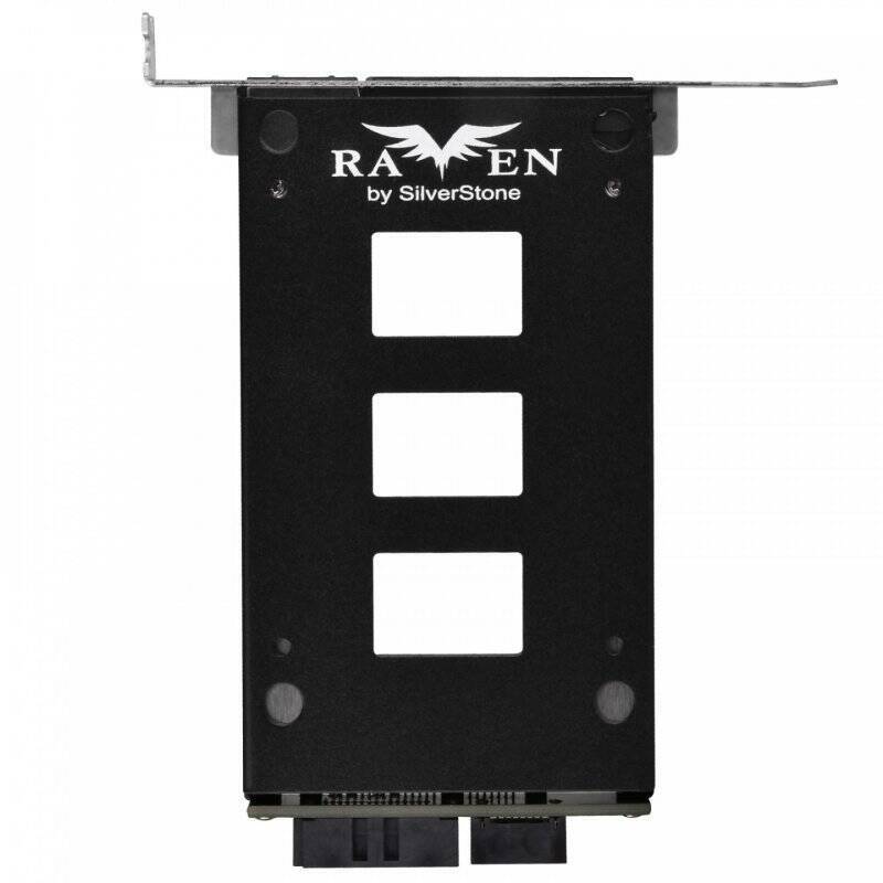 SilverStone SST-EXB02 - Internes Festplatten Gehäuse für PCI Slot - 2,5 Zoll