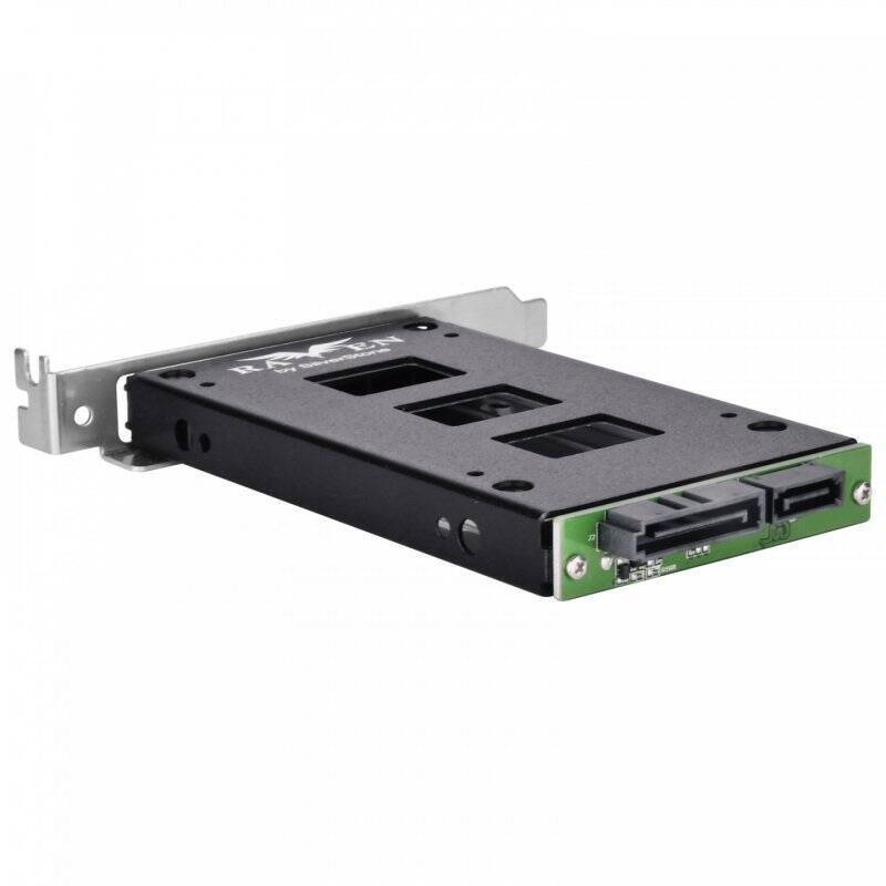 SilverStone SST-EXB02 - Internes Festplatten Gehäuse für PCI Slot - 2,5 Zoll
