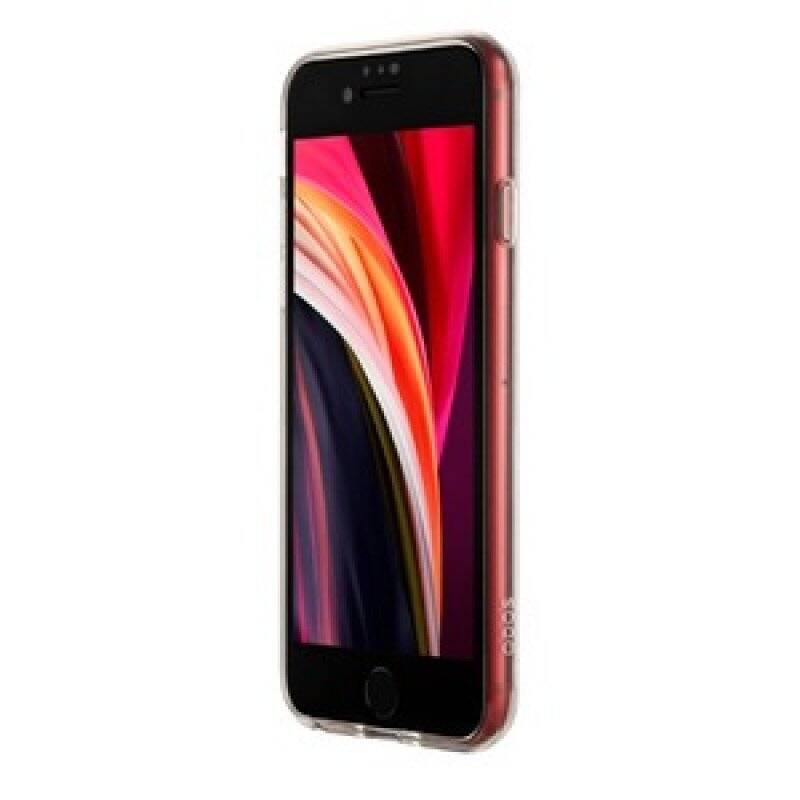 COQUE HYBRID TRANSPARENT GRIS OFG IPHONE SE/8/7/6