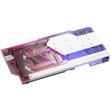 Phanteks RTX 4080/90 Wasserblock inkl. Backplate für Asus, D-RGB - weiß