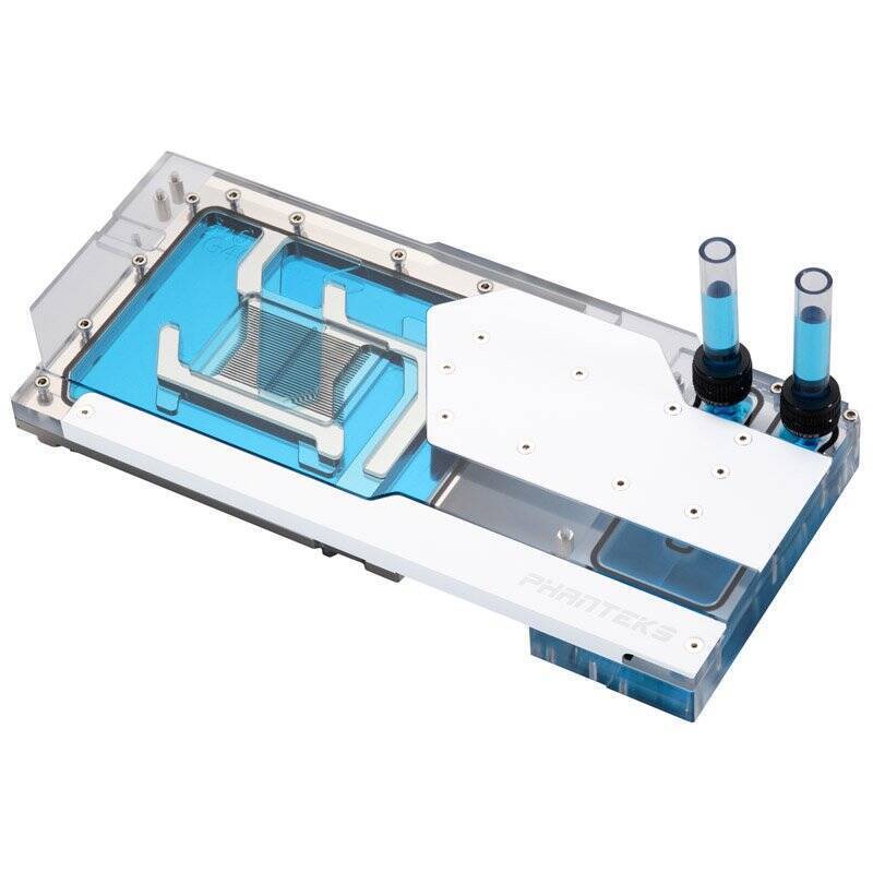 Phanteks RTX 4080/90 Wasserblock inkl. Backplate für Asus, D-RGB - weiß