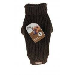 All For Paws - Knitted Dog Sweater Fishermans Brown XXXL 51cm - (632.9139)