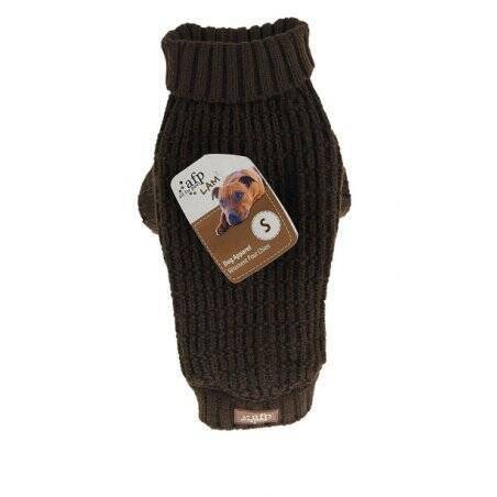 All For Paws - Knitted Dog Sweater Fishermans Brown XXXL 51cm - (632.9139)