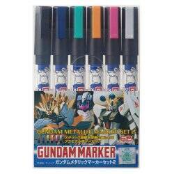 GUNDAM - Gundam Marker AMS-125 Metallic Set 2