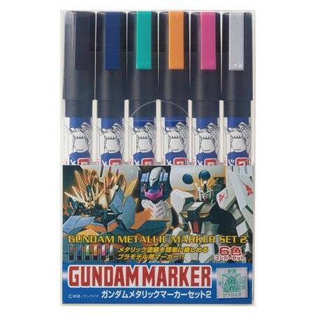 GUNDAM - Gundam Marker AMS-125 Metallic Set 2