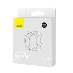 Baseus Tool Halo Series 55 mm Magnetic ring for mobilephones, (2pcs/pkg), Thickness: 0,4 mm Black (PCCH000001)