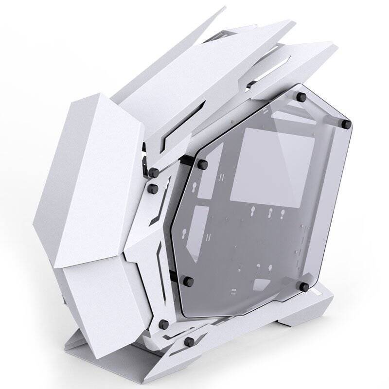 Jonsbo MOD3 Mini Micro-ATX Tower Showcase, Tempered Glass - weiß
