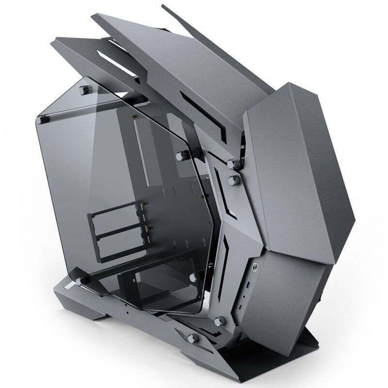 Jonsbo MOD3 Mini Micro-ATX Tower Showcase, Tempered Glass - grau