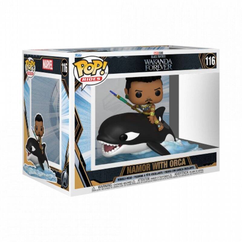 BLACK PANTHER WF - POP Ride Super DLX N° 116 - Namor avec Orque