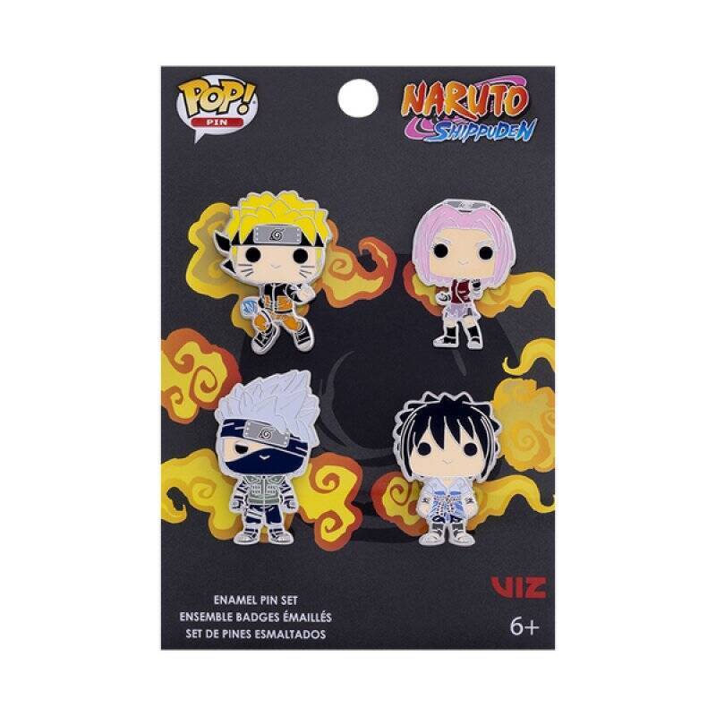 NARUTO - Funko 4pk Pin Set - Team 7