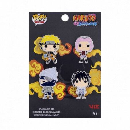 NARUTO - Funko 4pk Pin Set - Team 7