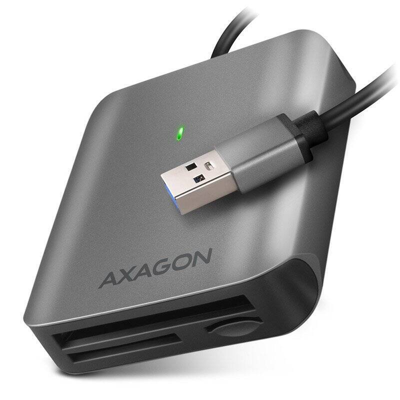 AXAGON CRE-S3 Externer Kartenleser USB-A 3.2 Gen 1, 3-Slot, SD/microSD/CF, UHS-II