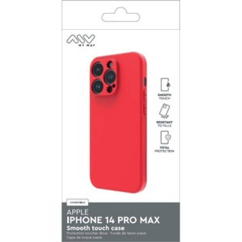 COQUE SMOOTHIE TPU ROUGE IPHONE 14 PRO MAX