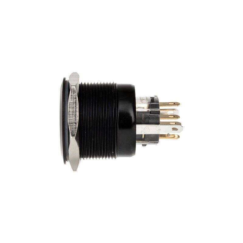 DimasTech compatible Vandalismusschalter/-taster 25mm, Blackline Dot - RGB