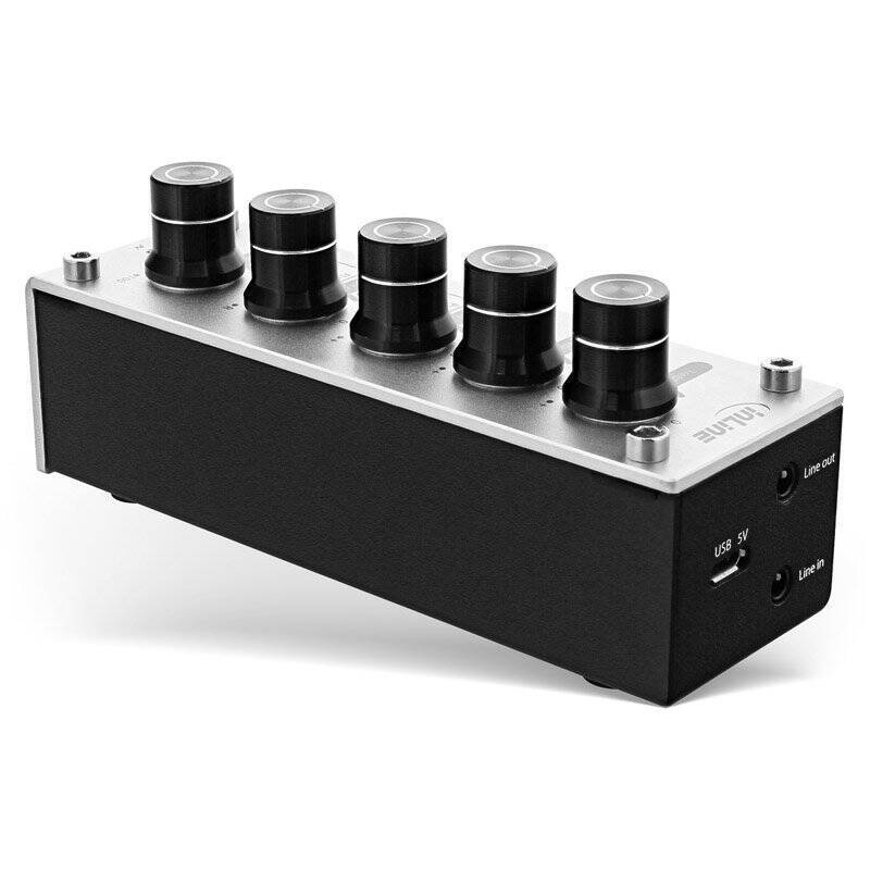 InLine AmpEQ Hi-Res Audio Kopfhörer-Verstärker und Equalizer, 3,5mm Klinke, USB