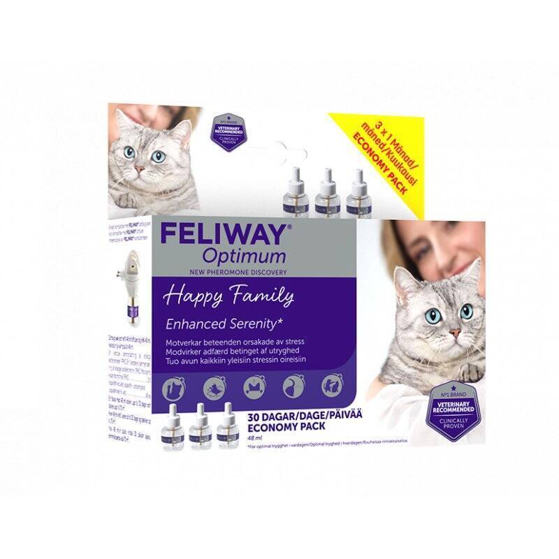 Feliway - Optimum 3 x 48 ml refill - (274845)