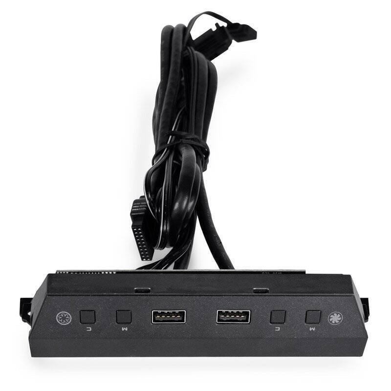 Lian Li LAN216-1X, I/O-Panel mit ARGB Controller für LANCOOL 216 - schwarz