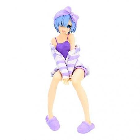 RE ZERO - Rem "Room Wear Purple" - Statuette PVC Noodle Stopper 14cm