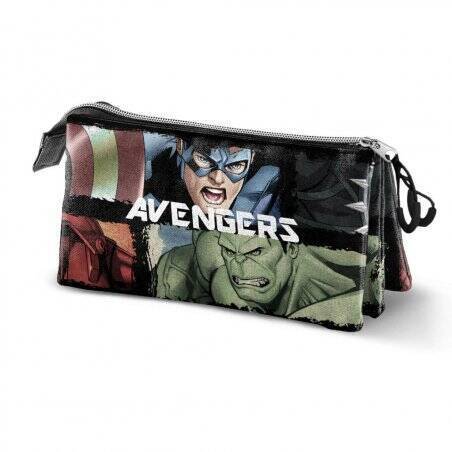 AVENGERS - Trousse Triple '23x11x7cm'