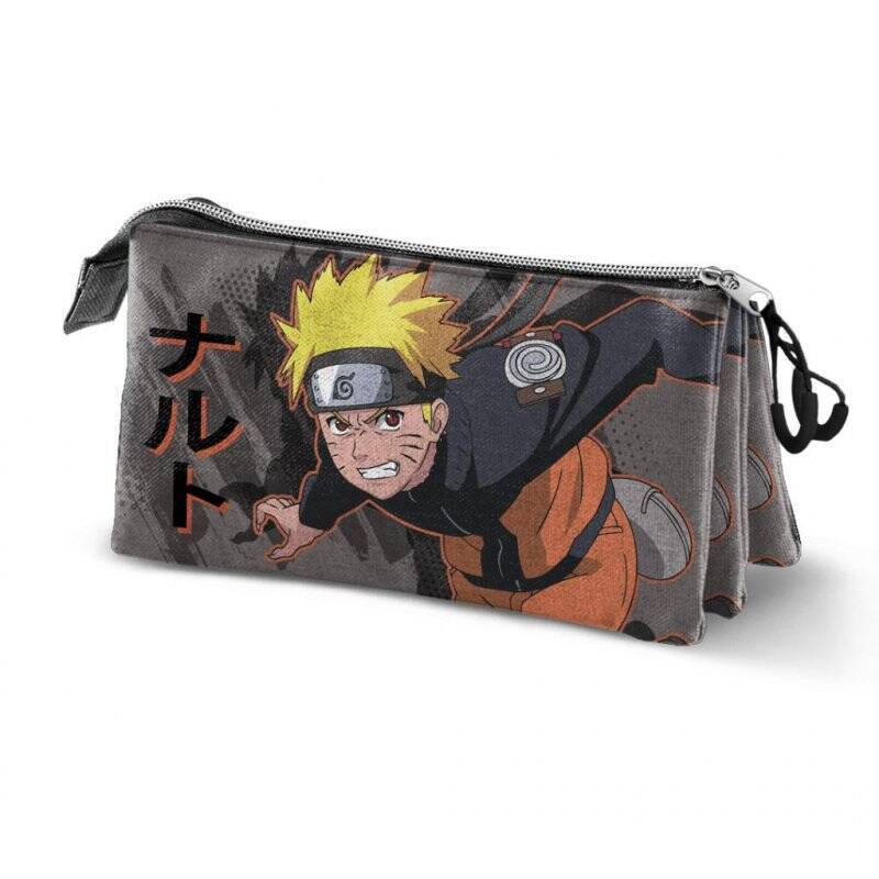 NARUTO Shuriken - Trousse Triple '23x11x7cm'