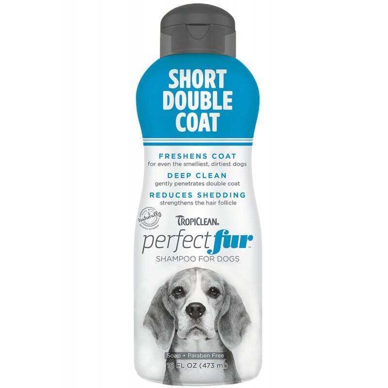 TROPICLEAN - PERFECT FUR SHORT DOUBLE COAT SHAMPOO - 473ML (719.1860)