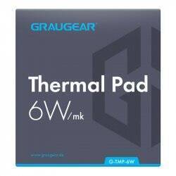 Graugear Wärmeleitpad für CPU oder Speicher, 100 x 100 x 1 mm / 100 x 100 x 1,5 mm