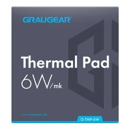 Graugear Wärmeleitpad für CPU oder Speicher, 100 x 100 x 1 mm / 100 x 100 x 1,5 mm