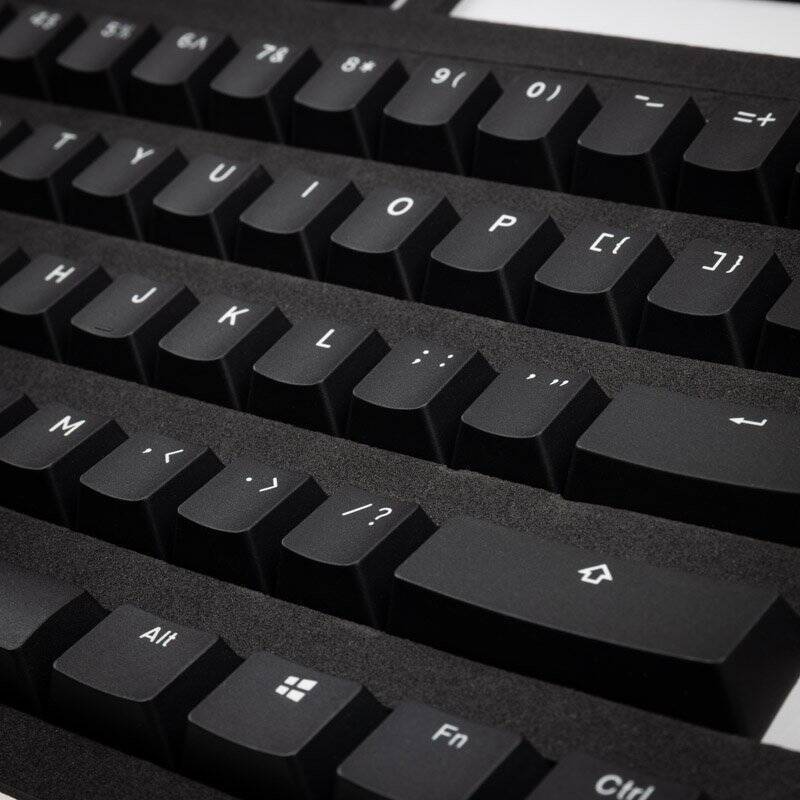 Ducky Phantom Black PBT Double-Shot Keycap Set, US Layout - 108 keys