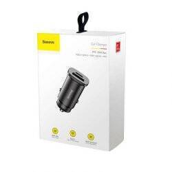 Baseus 6953156281837 chargeur d'appareils mobiles Universel Noir Allume-cigare Intérieure