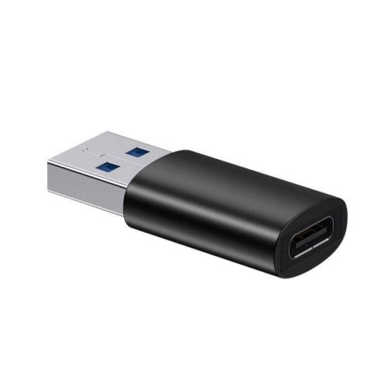 Baseus Converter Ingenuity Series Mini OTG Adaptor USB-A 3.1 Male to Type-C Female Black (ZJJQ000101)