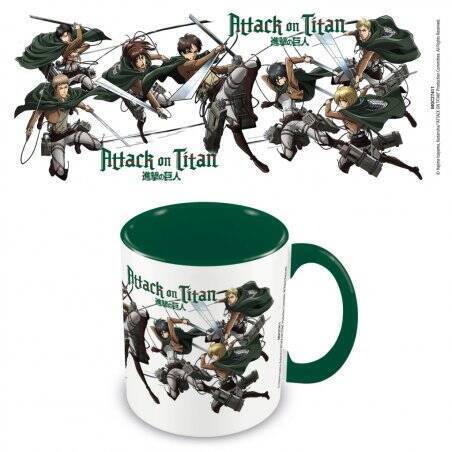 L'ATTAQUE DES TITANS - Saison 3 - Mug intérieur coloré 315ml