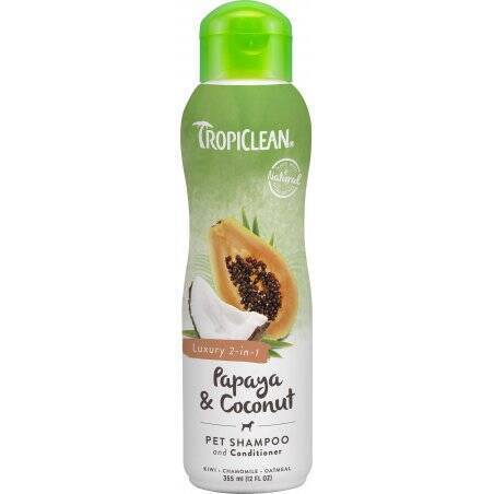 TROPICLEAN - PAPAYA &COCONUT SHAMPOO - 355ML (719.2106)