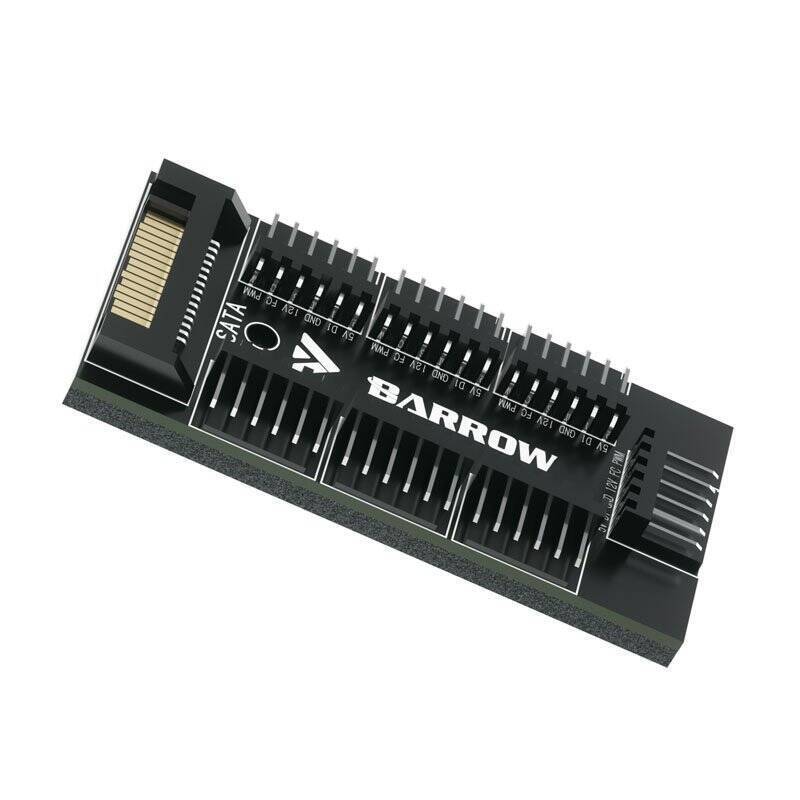 Barrow Lüfter und RGB Hub