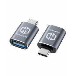 GRAUGEAR 2-piece USB adapter, 10Gbit/s Type A to Type-C® (M)